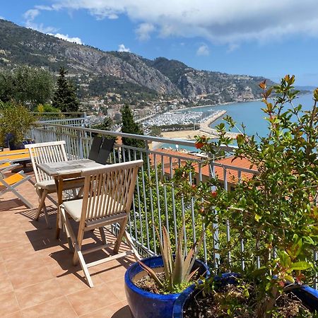 Villa L'Ensoleillee Vue Panoramique Mer, 250 M De La Plage Et Du Centre Ville Menton Exterior photo