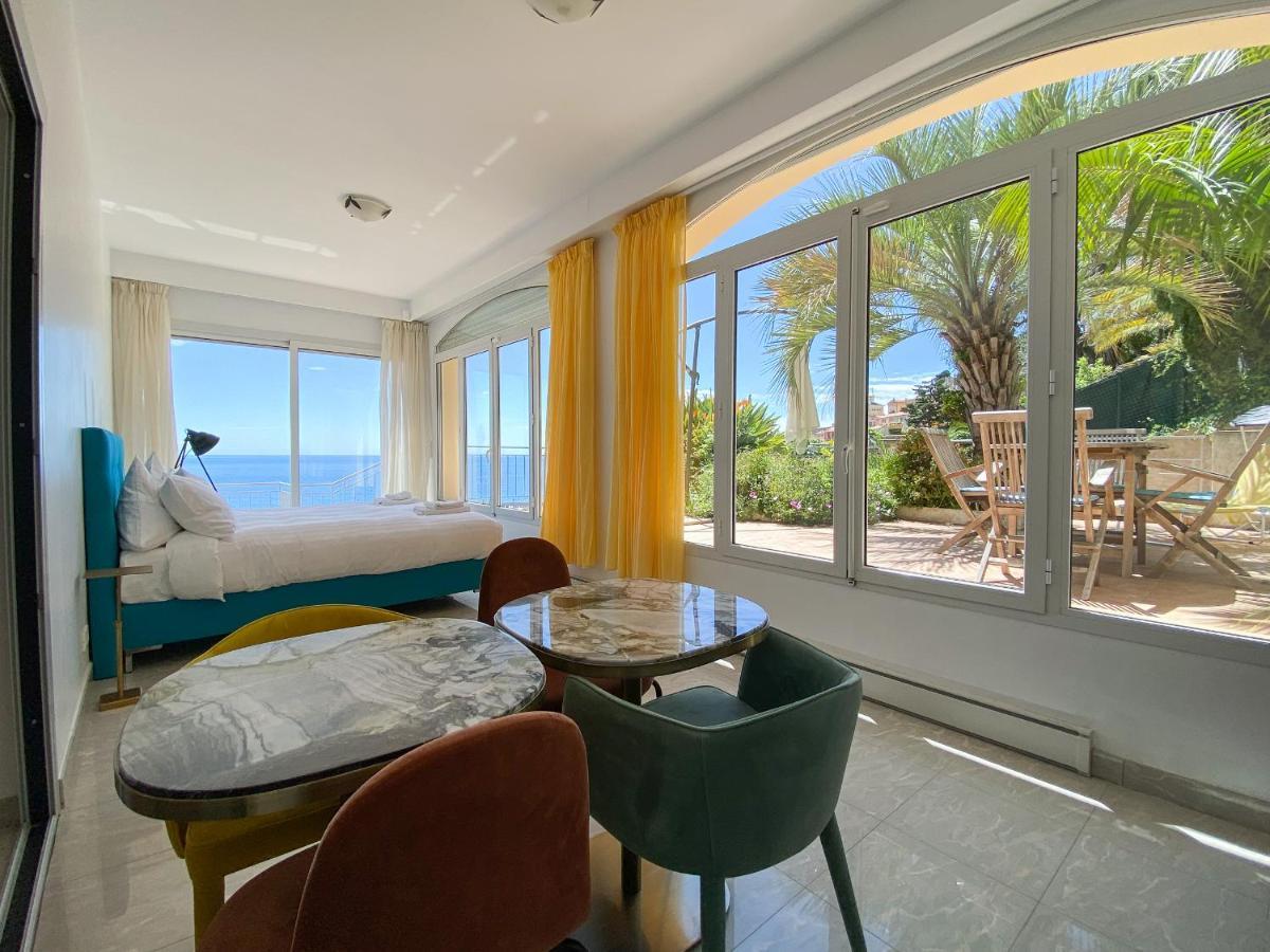 Villa L'Ensoleillee Vue Panoramique Mer, 250 M De La Plage Et Du Centre Ville Menton Exterior photo