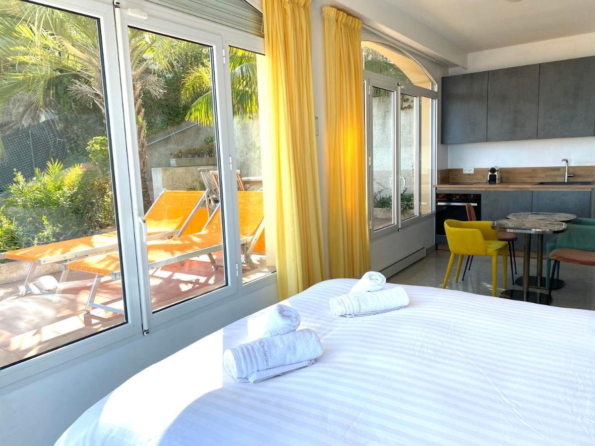Villa L'Ensoleillee Vue Panoramique Mer, 250 M De La Plage Et Du Centre Ville Menton Exterior photo