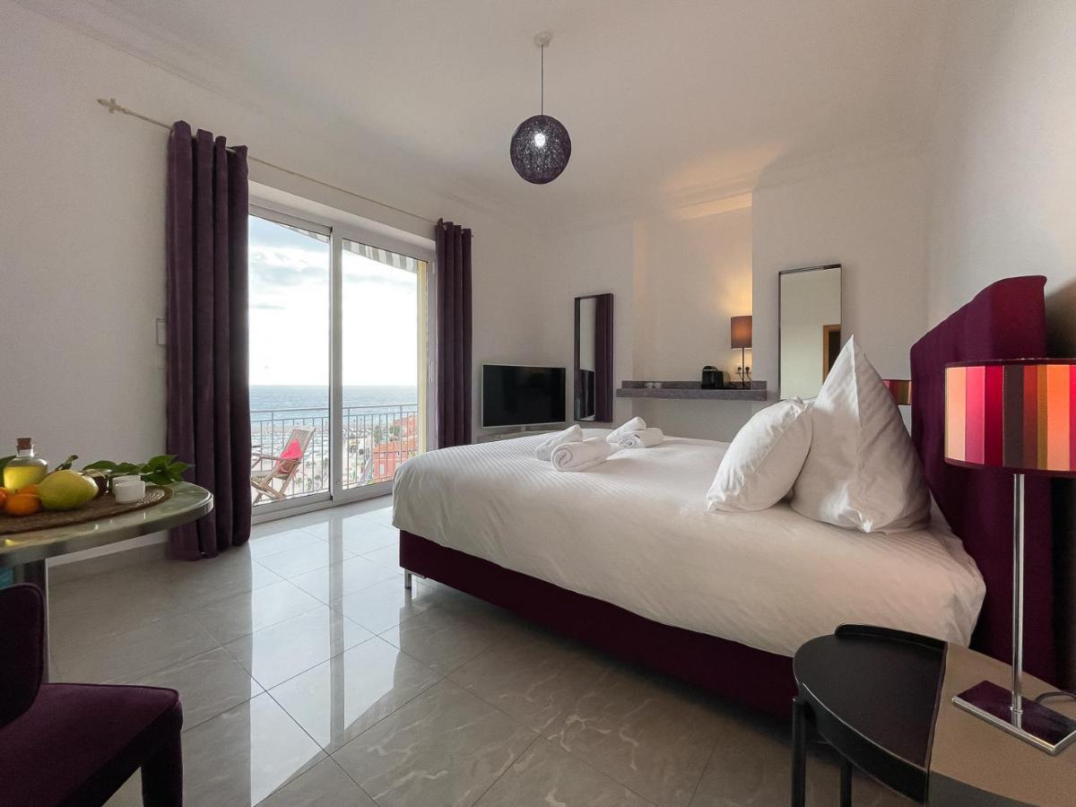 Villa L'Ensoleillee Vue Panoramique Mer, 250 M De La Plage Et Du Centre Ville Menton Exterior photo