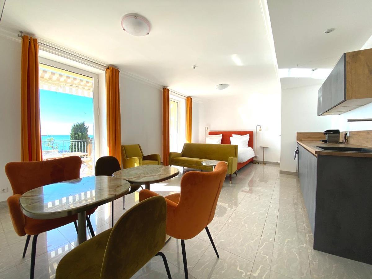 Villa L'Ensoleillee Vue Panoramique Mer, 250 M De La Plage Et Du Centre Ville Menton Exterior photo