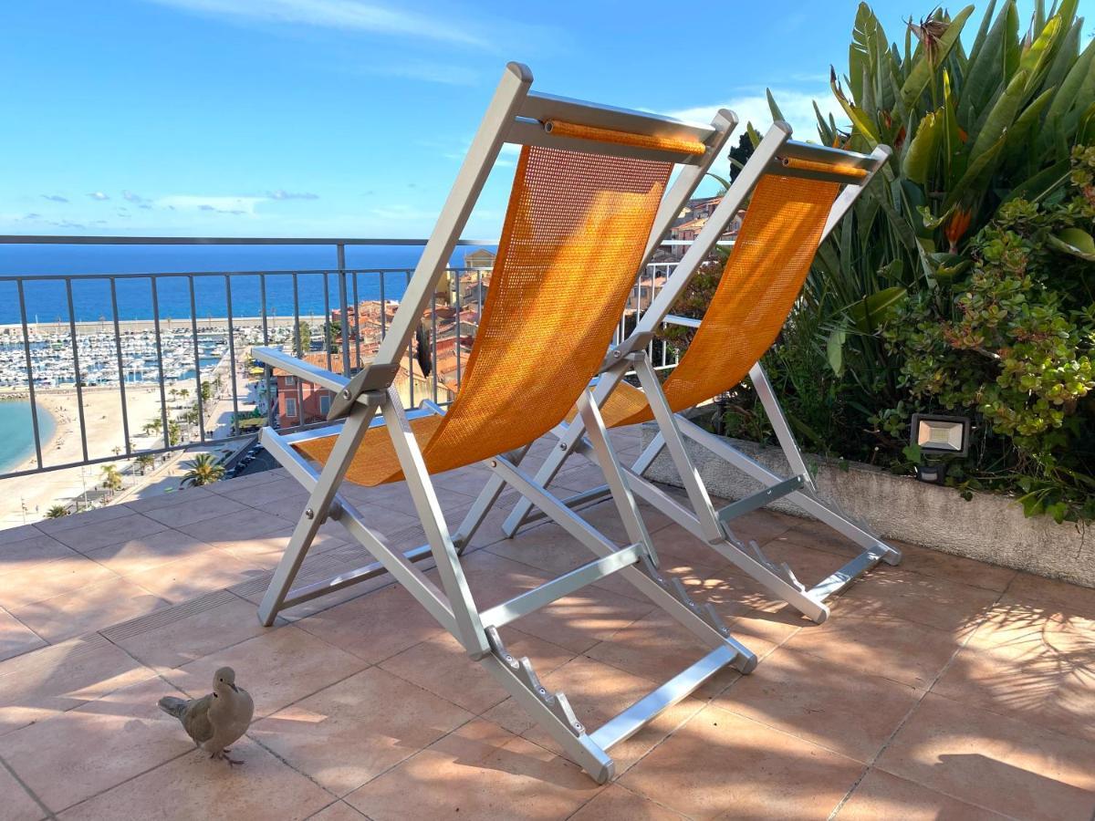 Villa L'Ensoleillee Vue Panoramique Mer, 250 M De La Plage Et Du Centre Ville Menton Exterior photo
